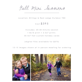 Mini Sessions booking now!!