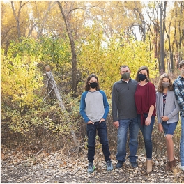Decided to do a funny mask shot because you know….. – Family Photographer – Billings, MT – Montana Photographer